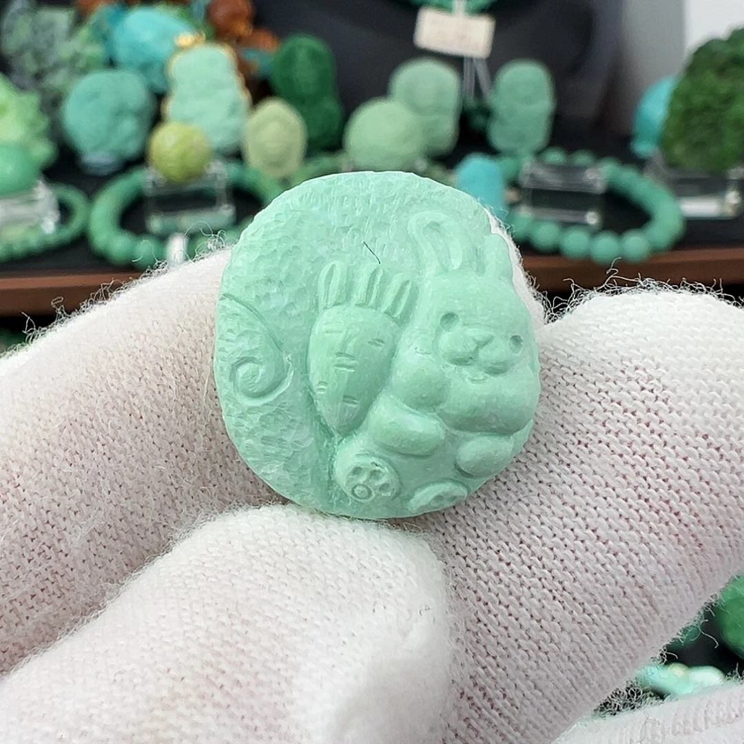 绿松石未镶嵌绿松石主播万丽