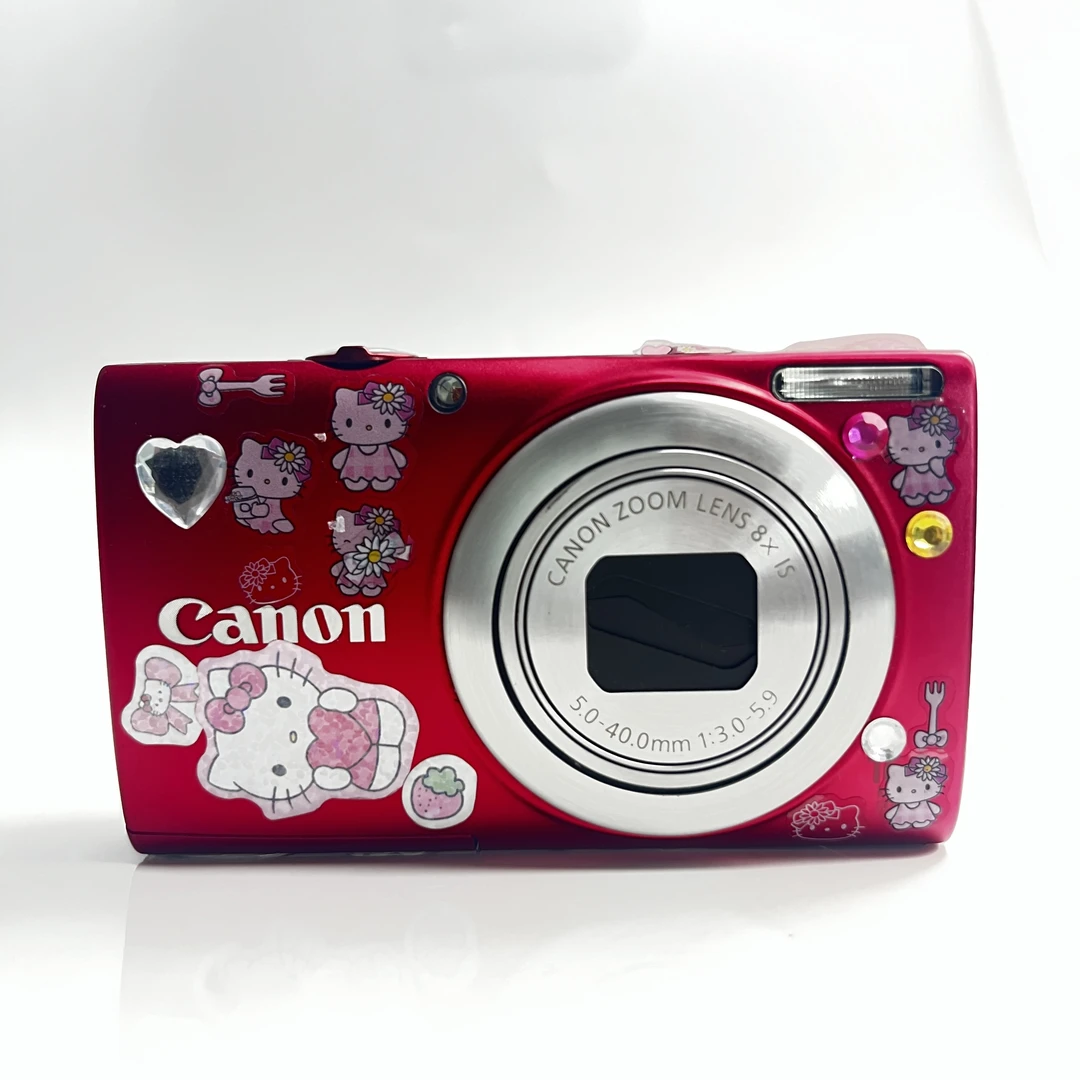 95新 Canon/佳能 a4000红色1600万像素8倍变焦数码相机