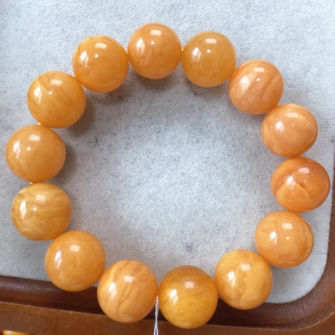 蜜蜡未镶嵌手串蜜蜡
