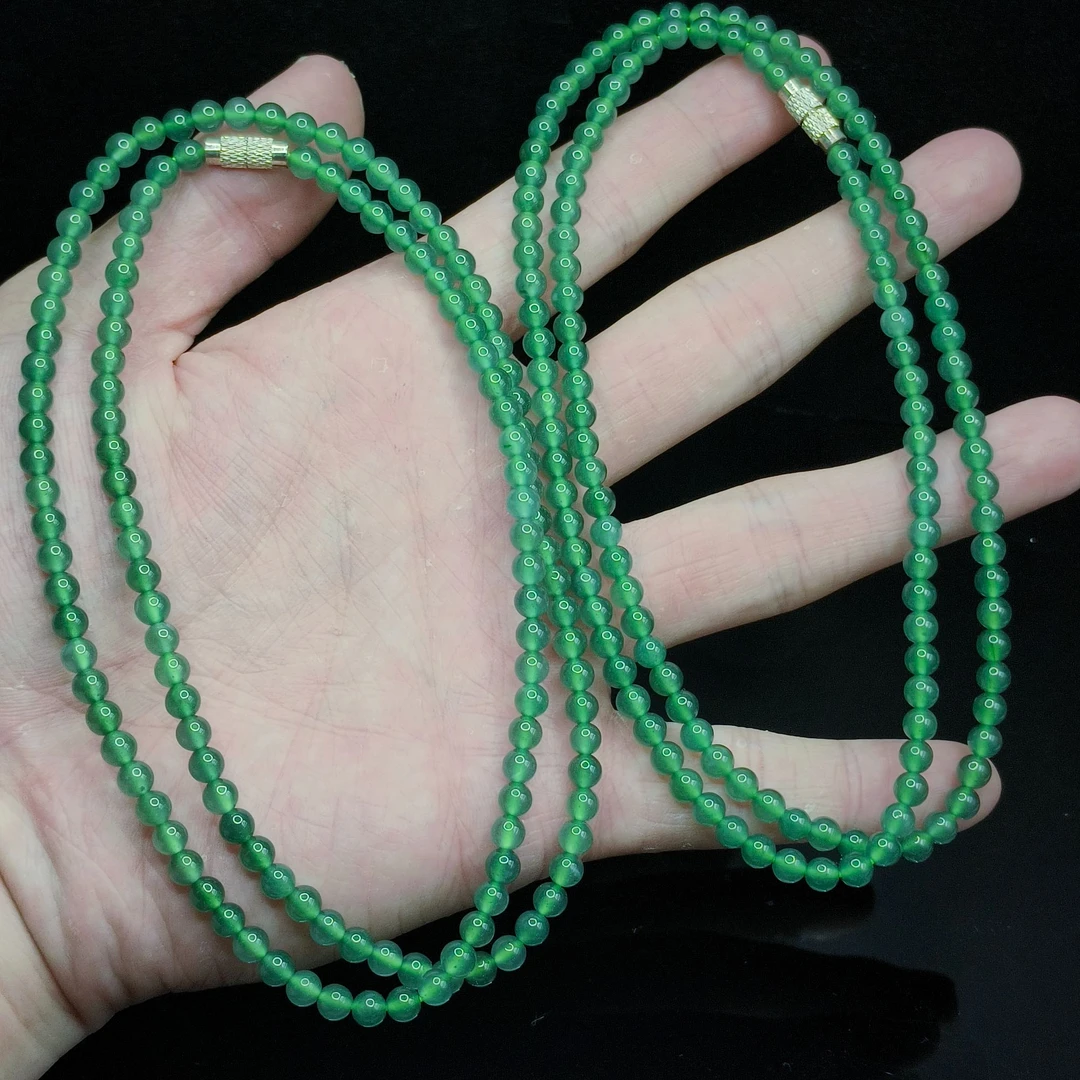 【东北哥精选】翡翠公主链C10【多样性发其一】约4mm