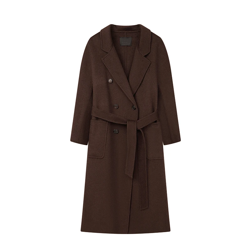 【达人专属】立领双面呢大衣N8675