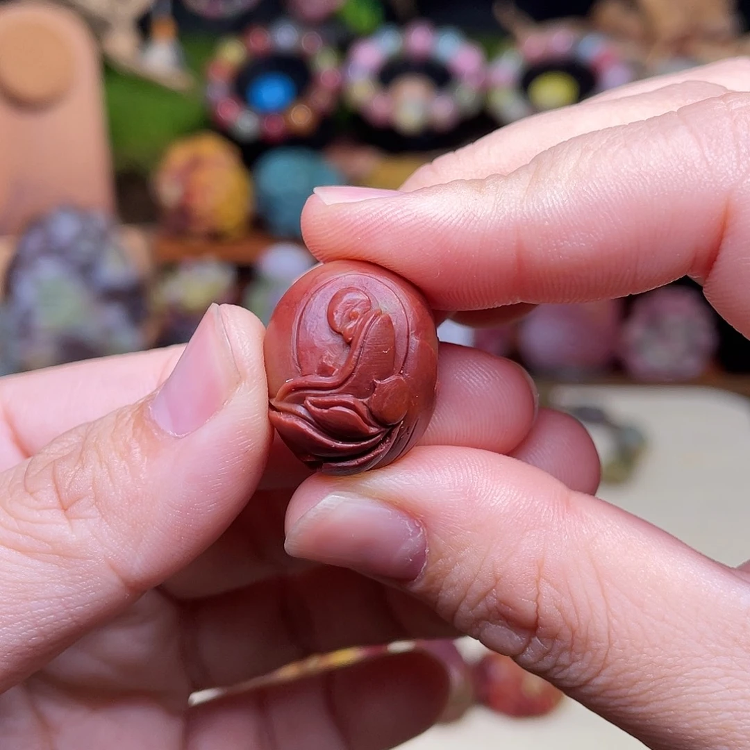 玛瑙/玉髓未镶嵌珠宝半成品盐源玛瑙包浆悟道