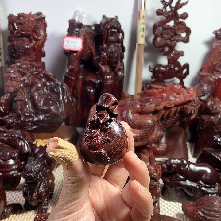 不***戒小叶紫檀檀香紫檀钱袋子