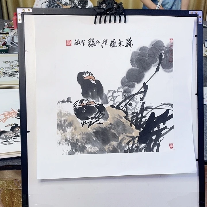 国画张圣敏先生纯手绘作品