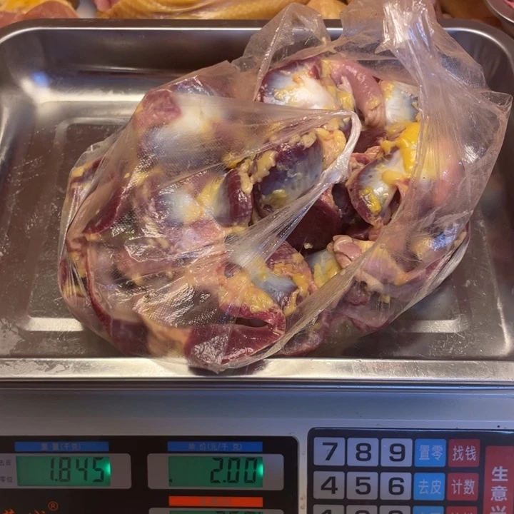 低温冷冻60天中国大陆食用农产品鸡胗