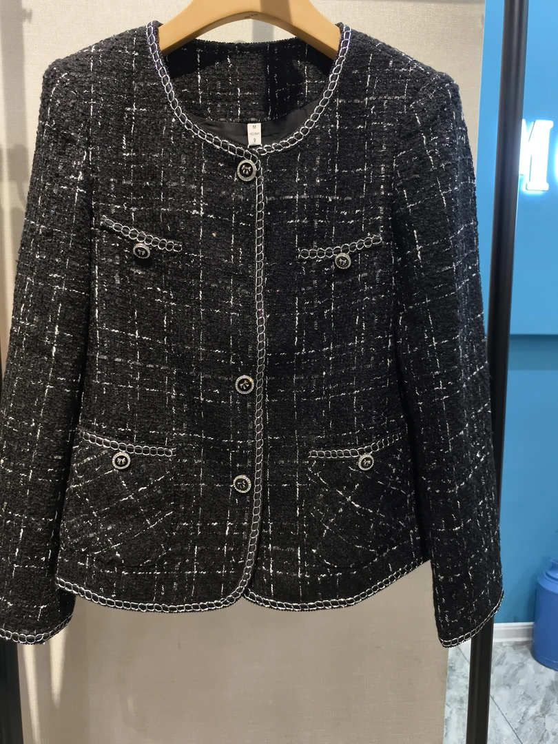 小香风外套春装新款时尚显瘦遮肉上衣