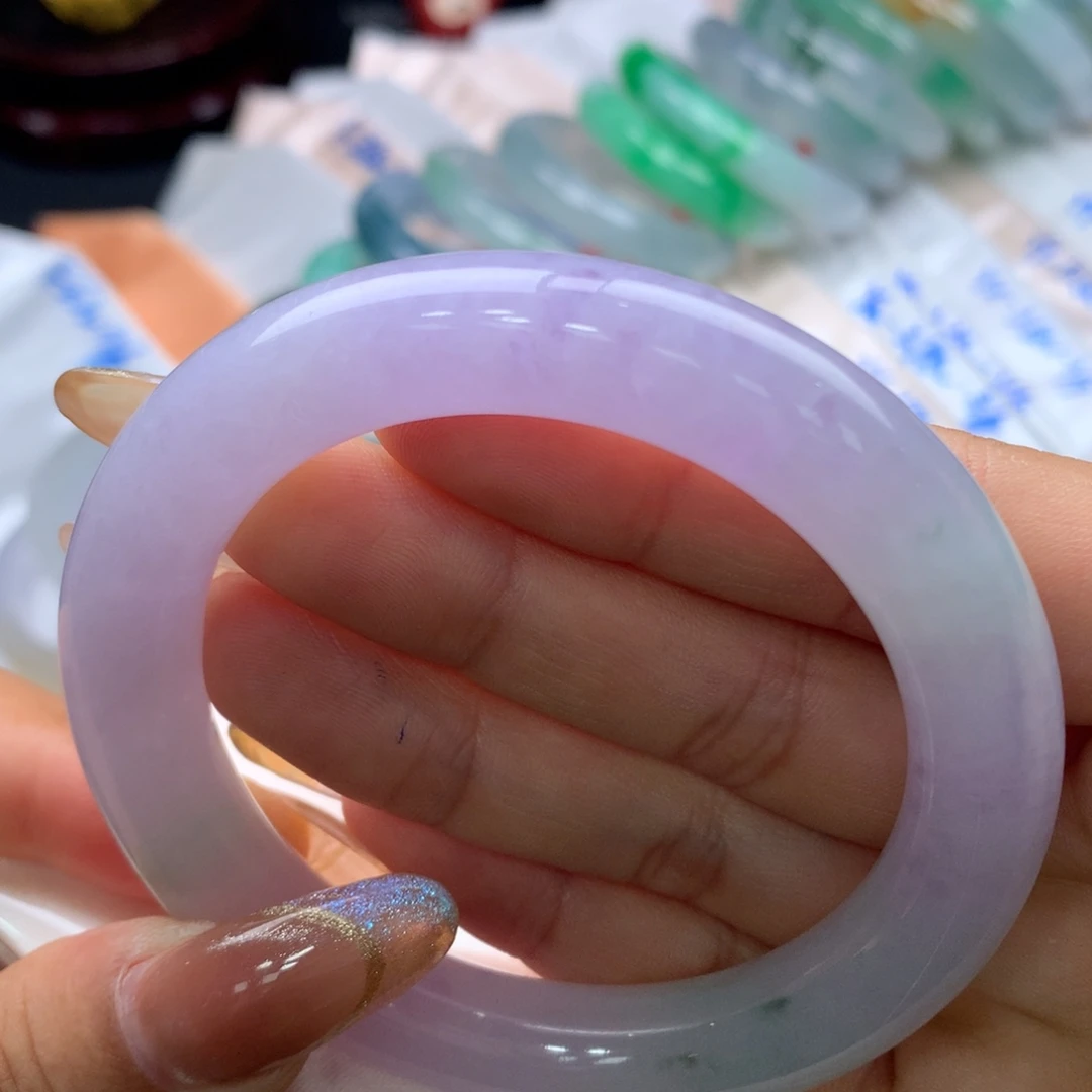 翡翠未镶嵌手镯3号