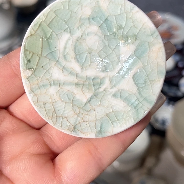 瓷片瓷片茶托喝茶非常不错