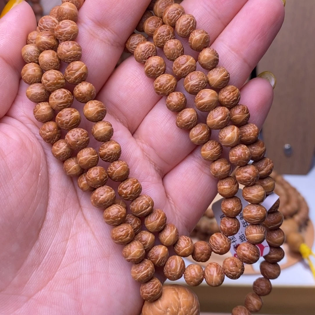 手串凤眼菩提郭*易原皮大眼萌108