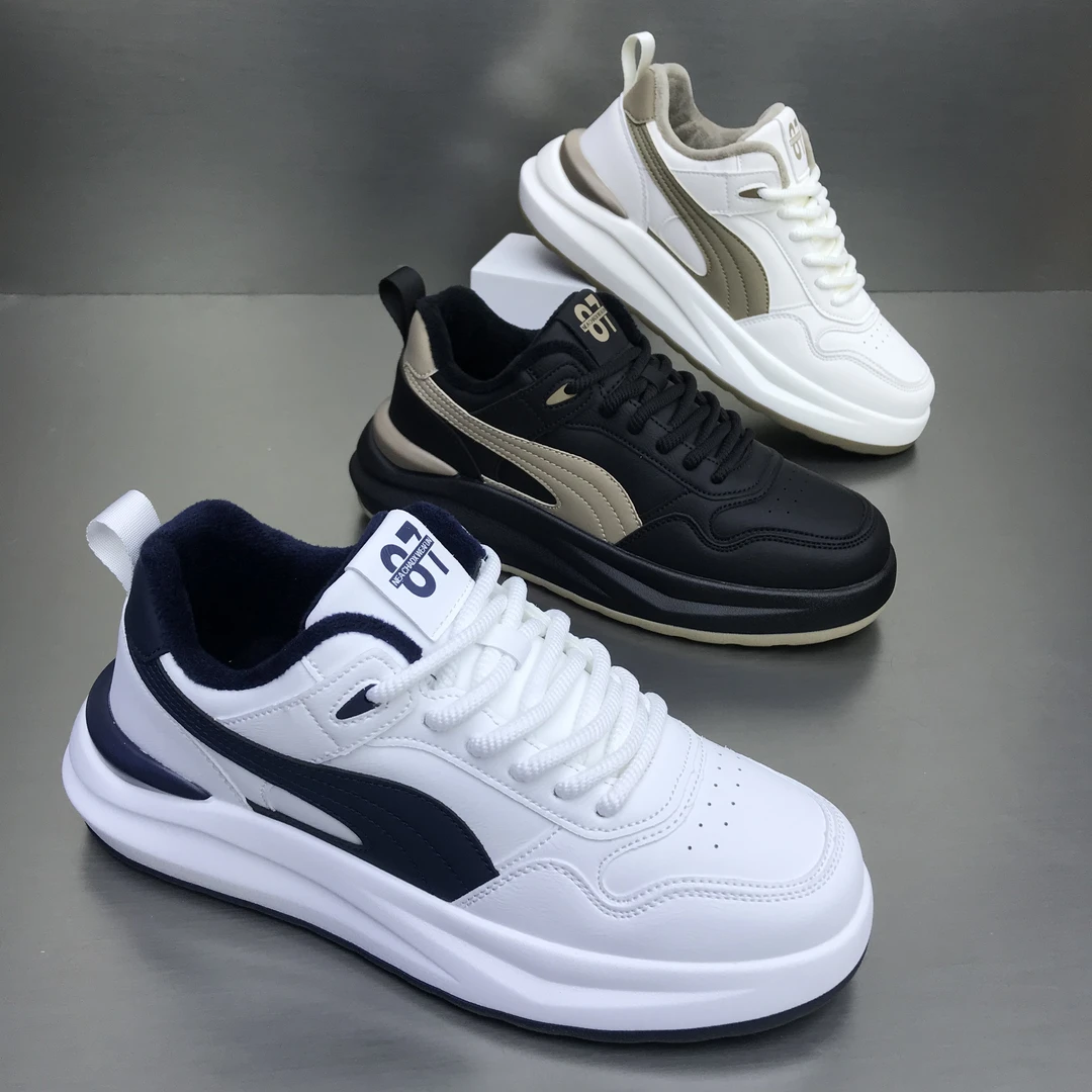 稳M162新款时尚韩版百搭软底潮流男士休闲鞋有单有棉