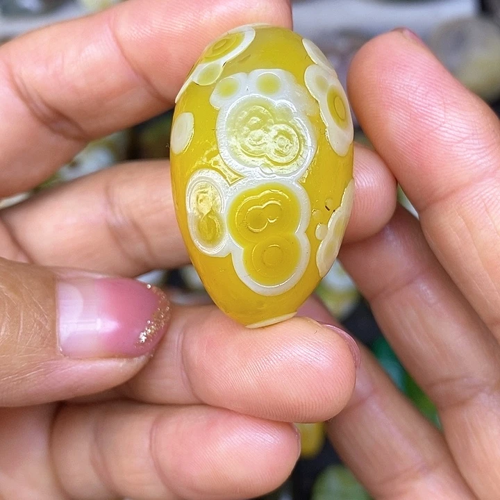 手把件奇石阿拉善眼睛石