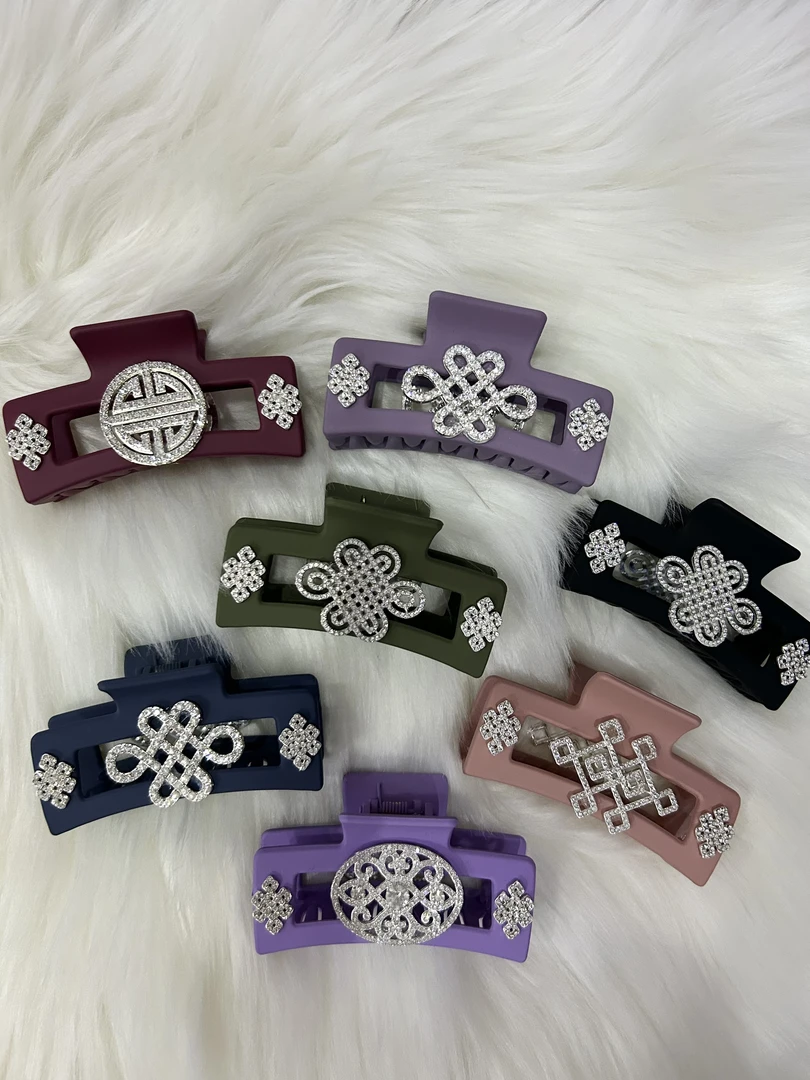 阿日奈好物.蒙古元素民族风多巴胺手工抓夹