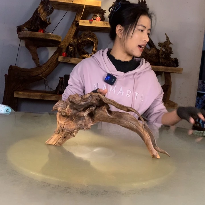 大***花天然云南紫柚木会黄水