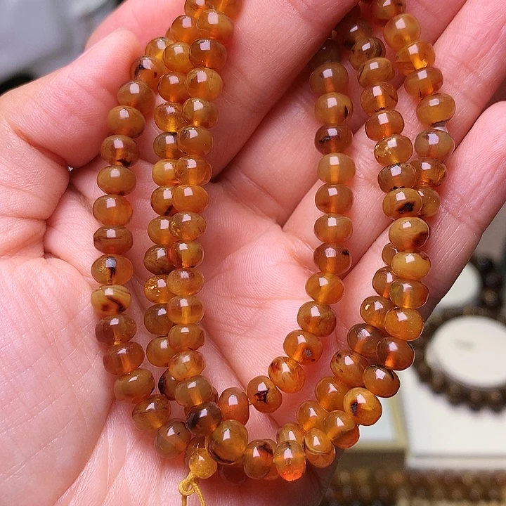 琥珀未镶嵌裸石抚顺琥珀卡6橘蜜