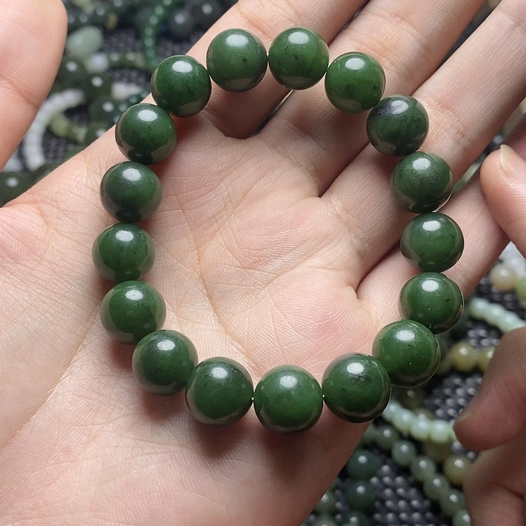 和田玉未镶嵌手串13