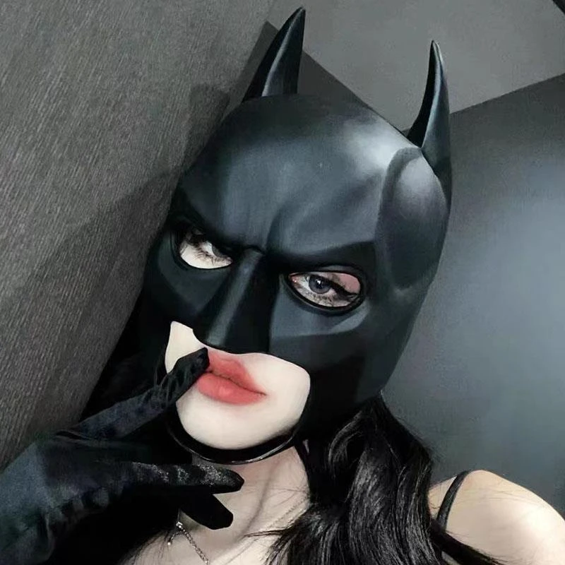 蝙蝠侠面具头套面罩batman男帅气全脸直播道具万圣节cosplay