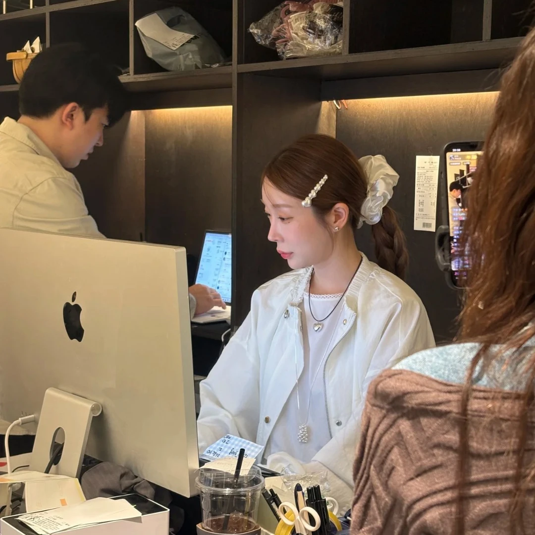 韩式东大门欧尼同款金属立体爱心发夹头饰夹子气质边夹刘海夹发卡