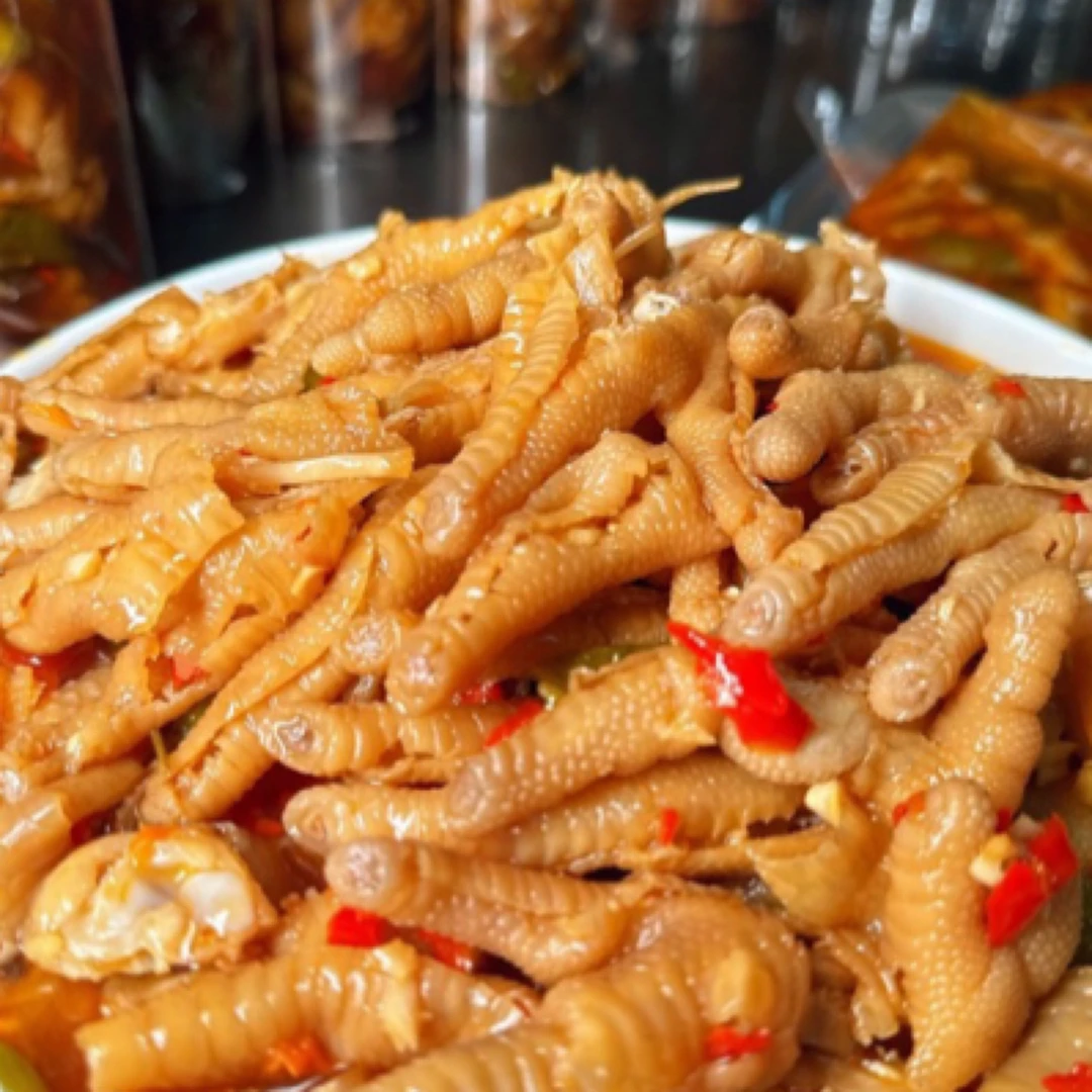 小爽酸辣无骨鸡爪1000g×3罐去骨凤爪网红零食小吃休闲食品