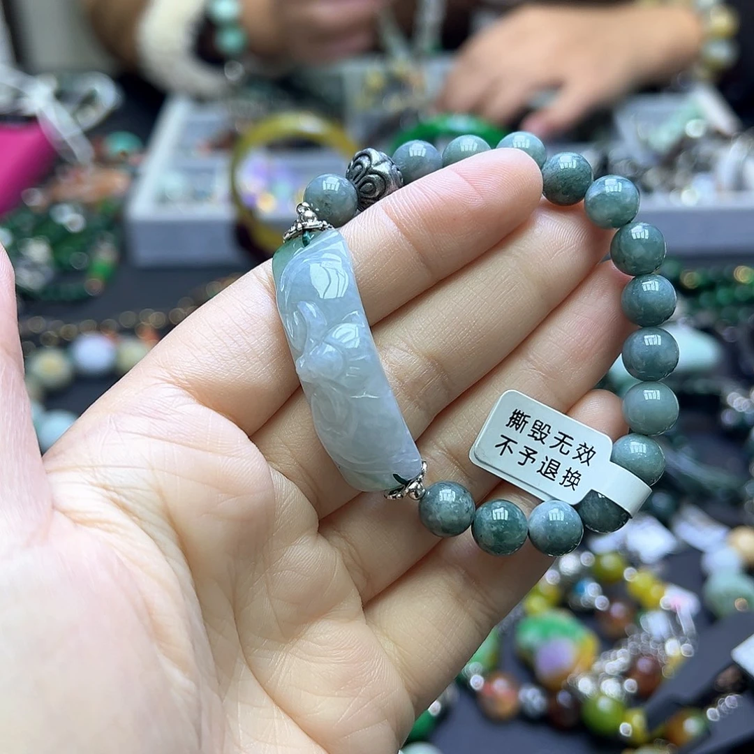 翡翠未镶嵌手链99