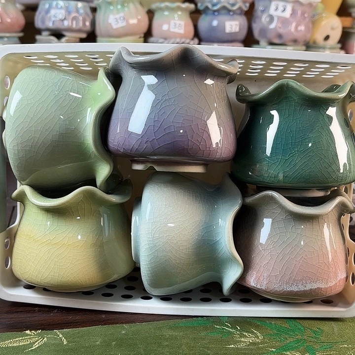 红陶量货/口高深浅搭配发6