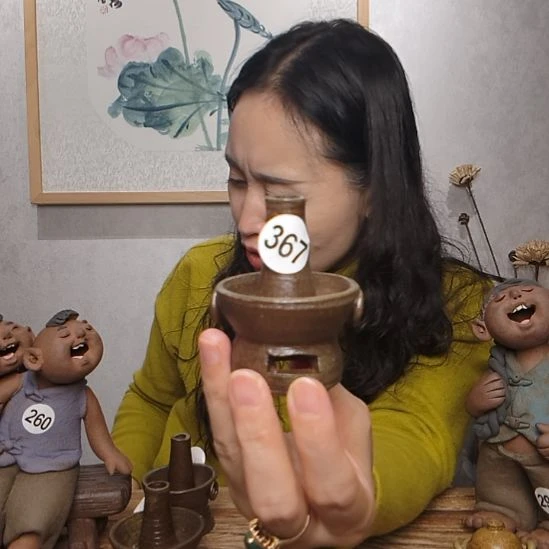 步***停粗砂不规则羲媧娃系列作品火锅