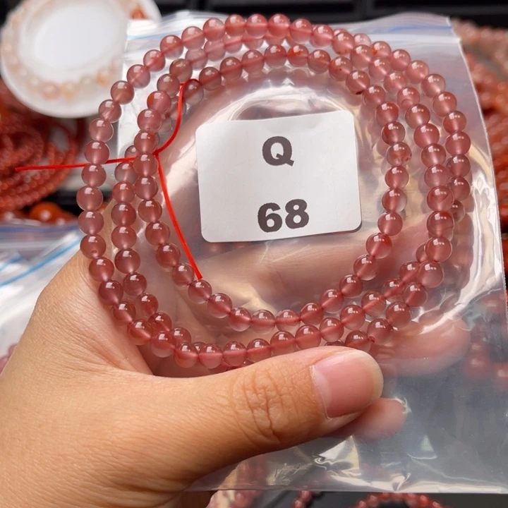 南红玛瑙未镶嵌多样性发货默认微瑕称重5mm