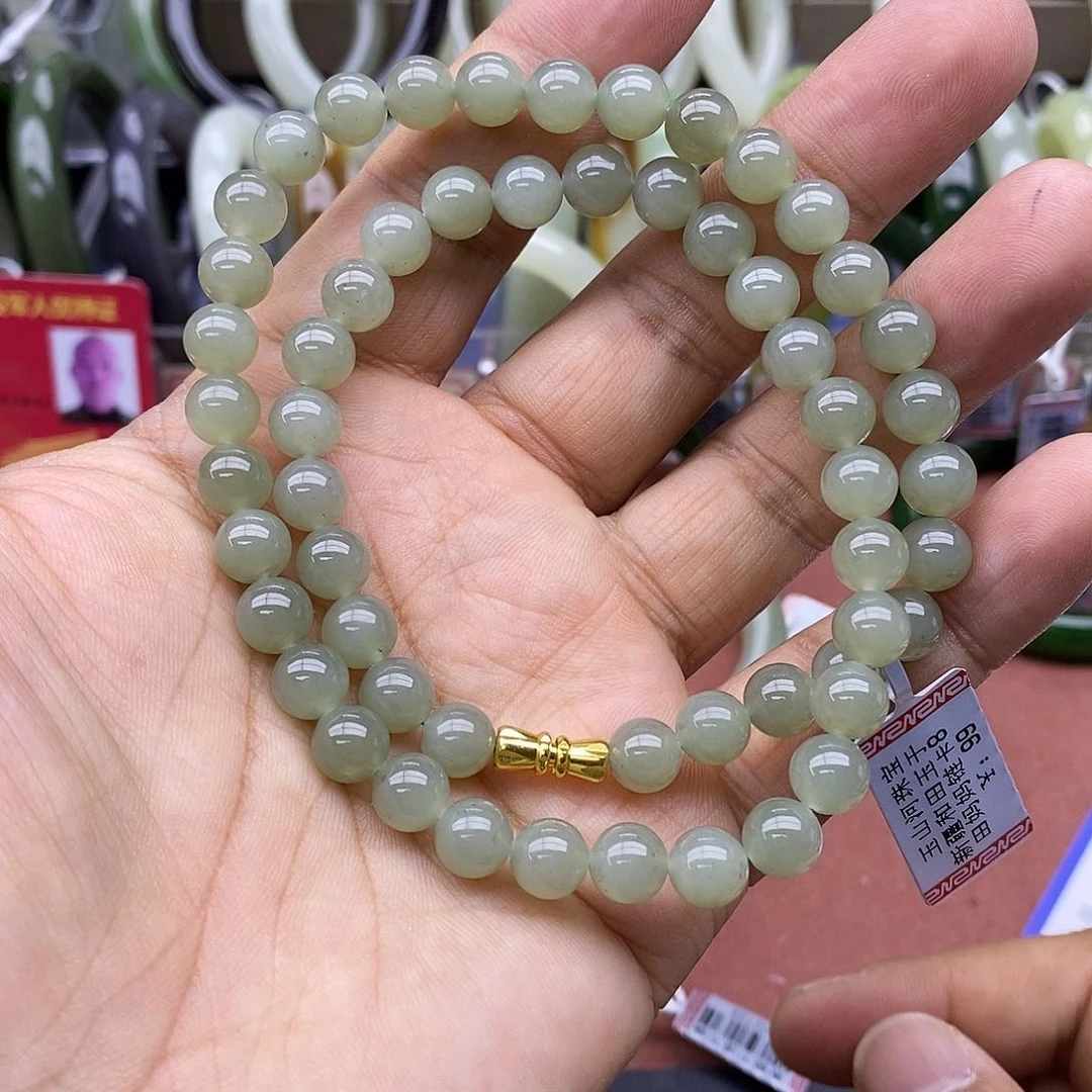 项链未镶嵌和田玉卡8