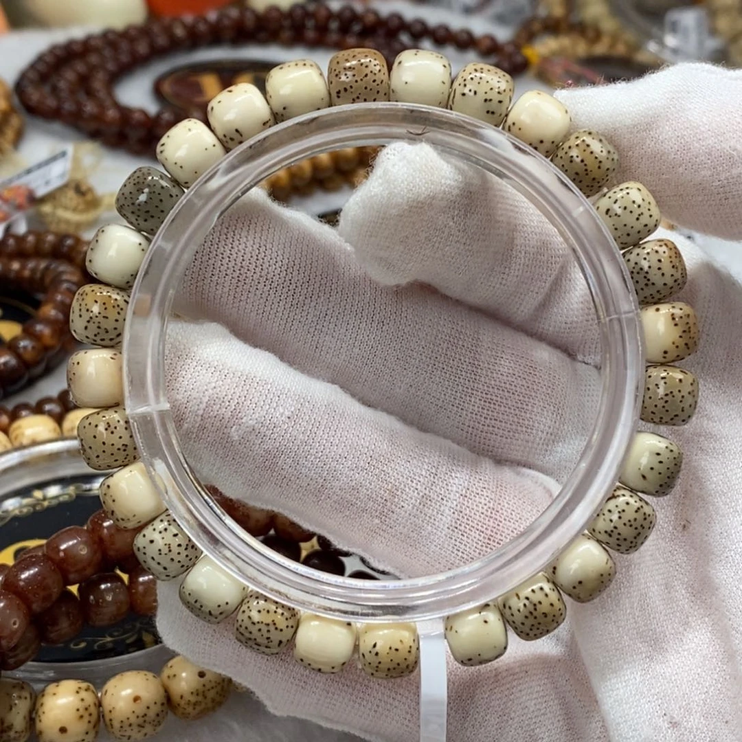 手串星月菩提8/7河豚半壁火烧云留白