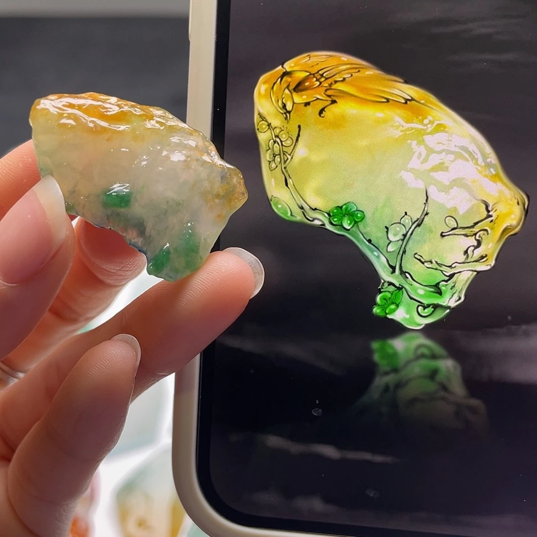 定制翡翠未镶嵌包工