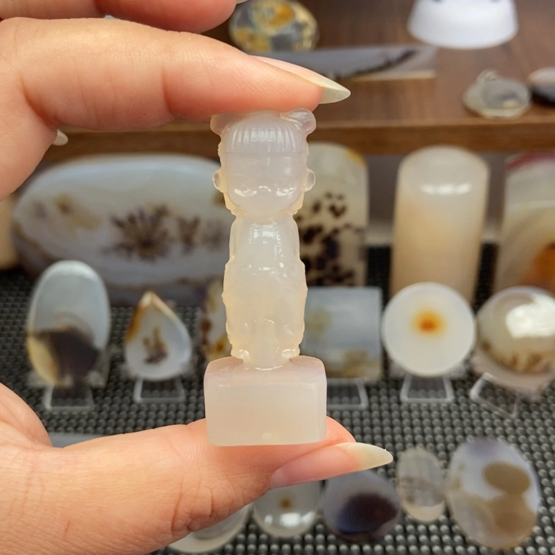 海***洋玛瑙/玉髓未镶嵌颈饰