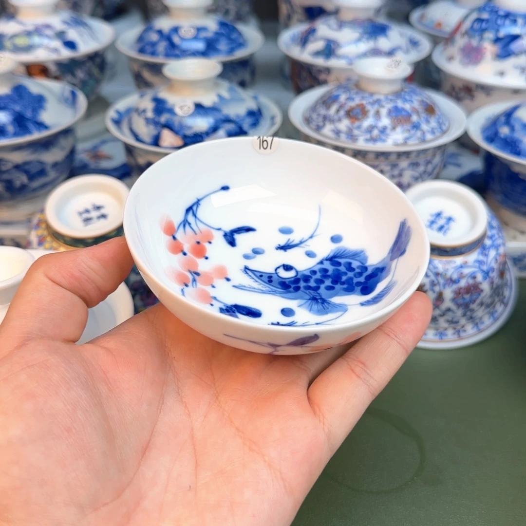 彦祖纯手工手绘茶具167