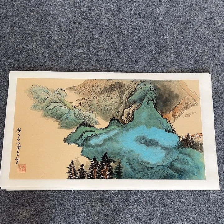 国画山水作品欣赏