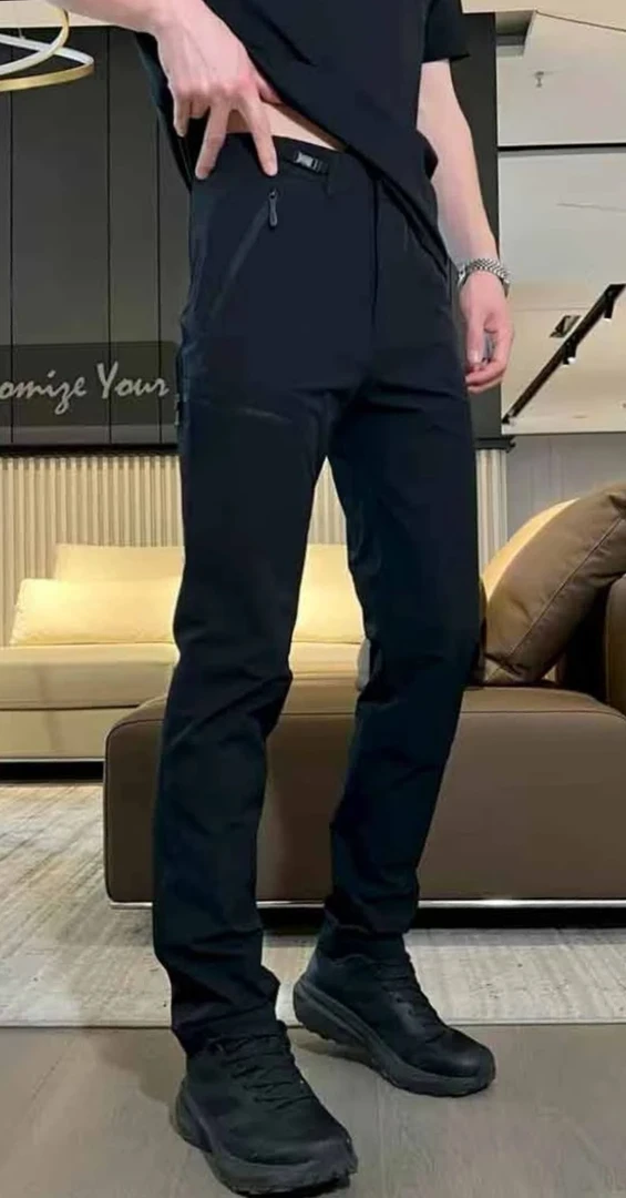 新款男士直筒户外冲锋裤