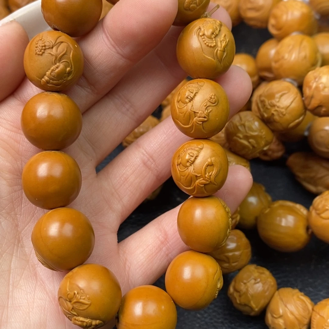 橄榄核吊坠新**海橄榄核观音