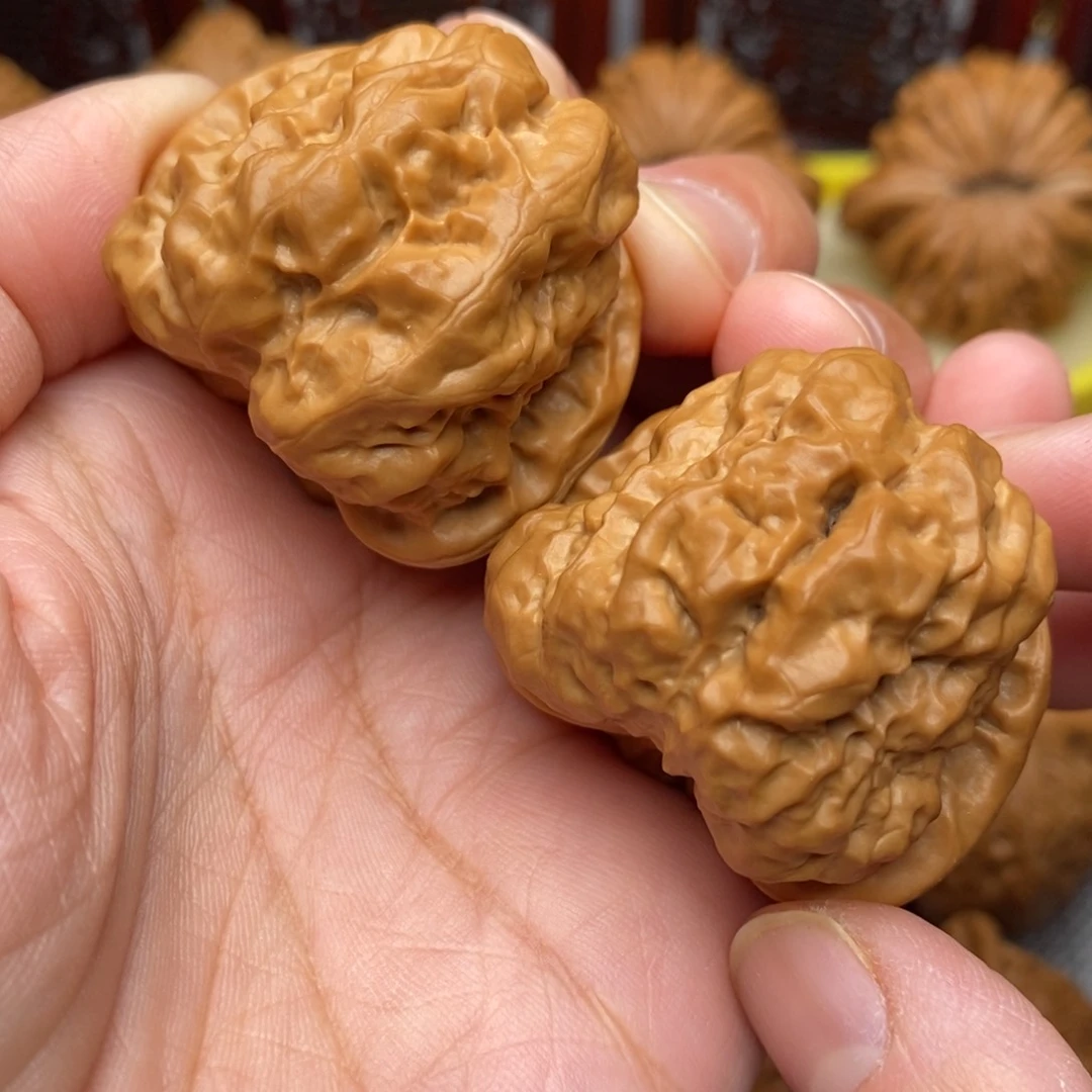 文玩核桃把件蛙38尺