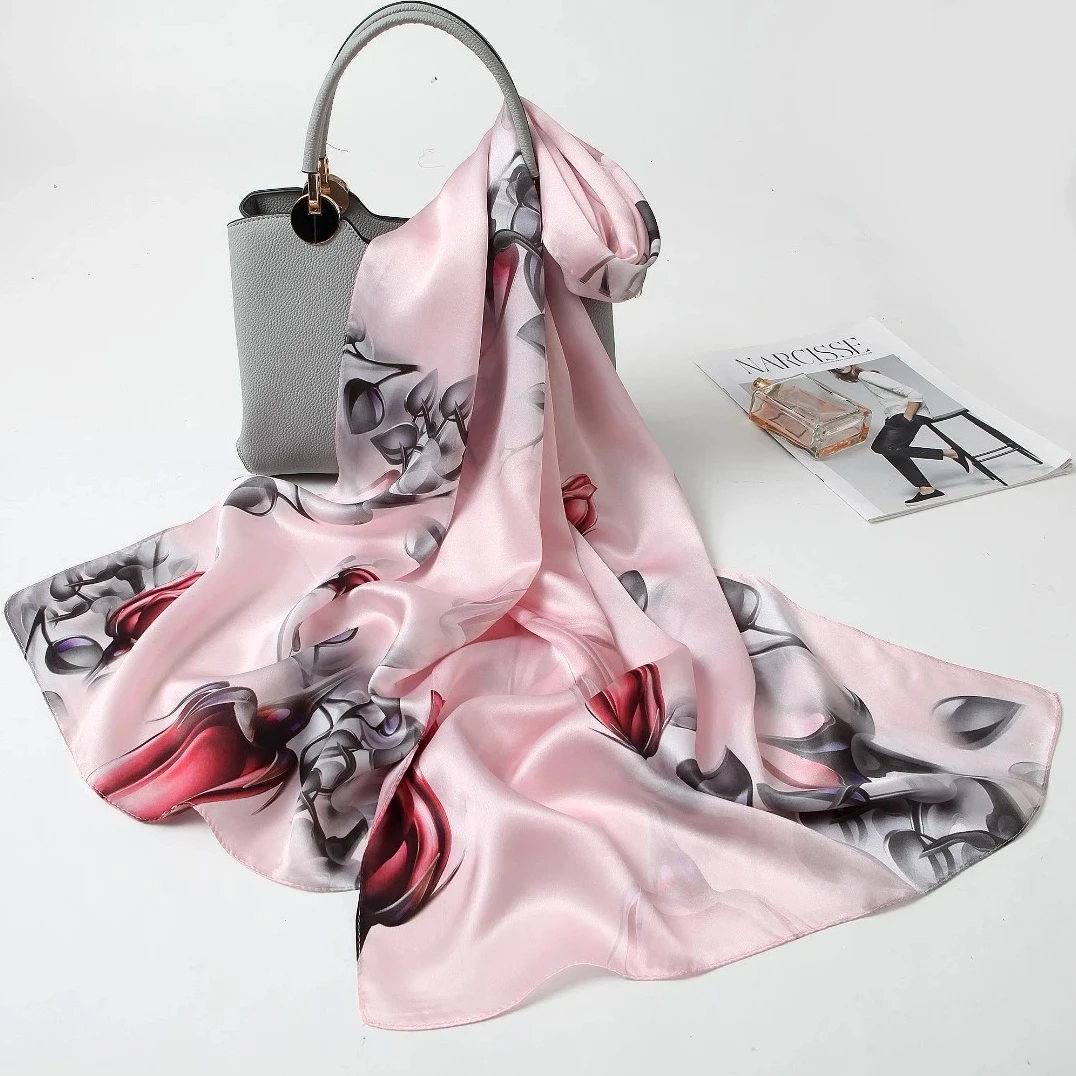 【朱丽叶】180*80新款长巾百搭围巾高端丝巾通用