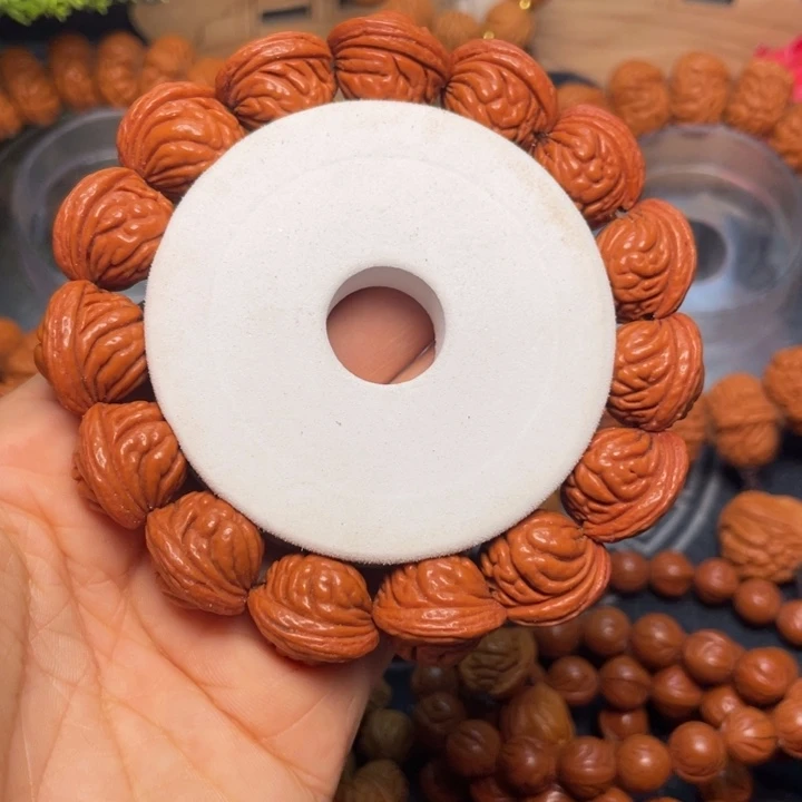 桃核手串龙纹桃核60