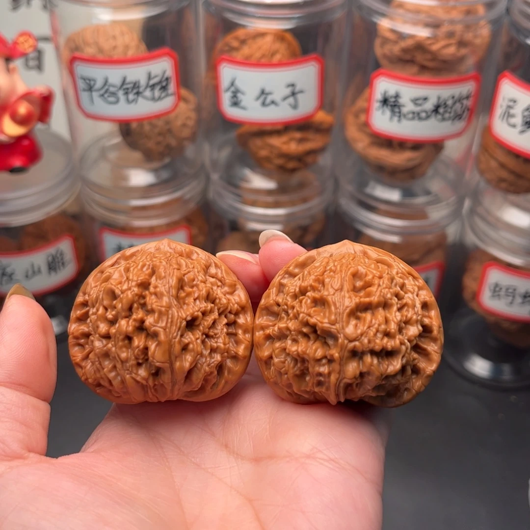 把件文玩核桃44老树水龙纹