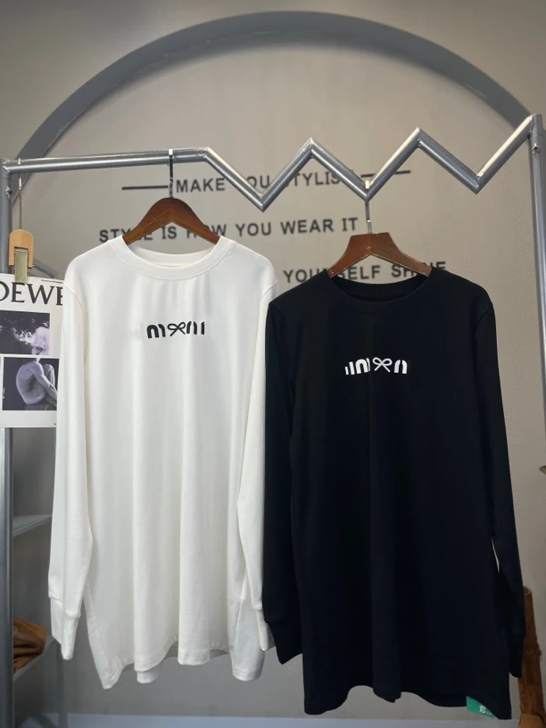 君家蝴蝶结双色打底衫