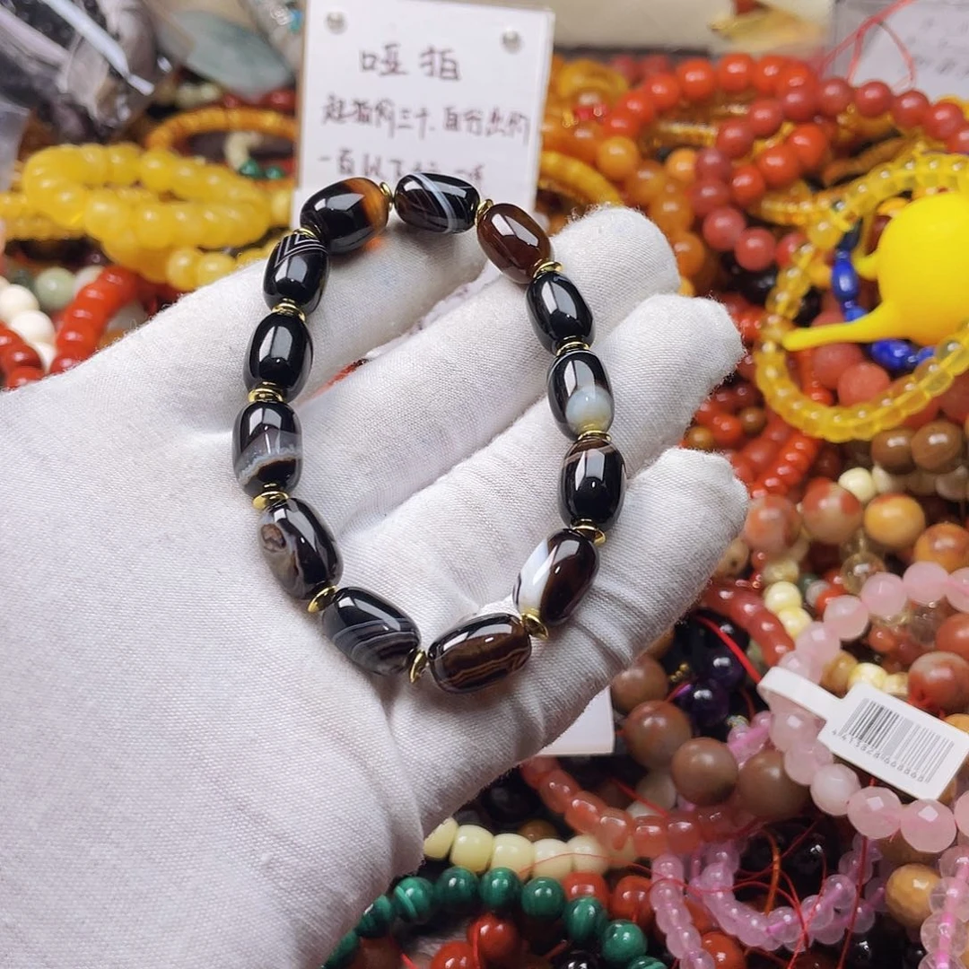 玛瑙/玉髓颈饰未镶嵌朵*40782