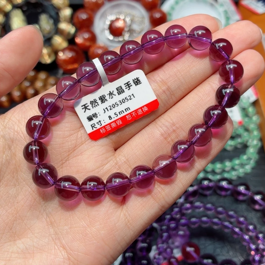 未镶嵌手链水晶紫水晶手链