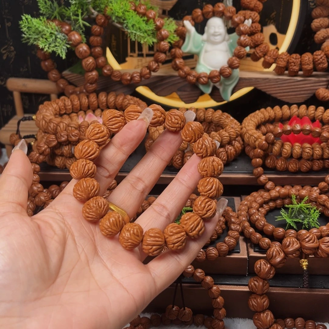 桃核手串16精品小金豆单圈