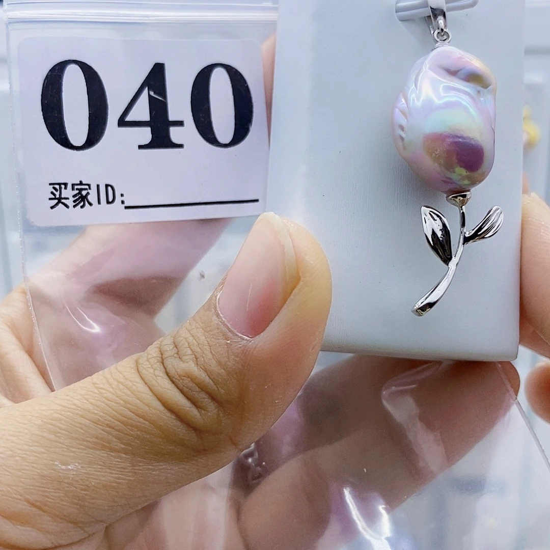 钛钢颈饰淡水珍珠