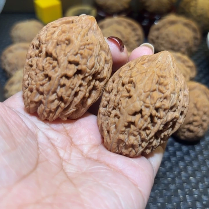 吊坠文玩核桃36大蒜头一对