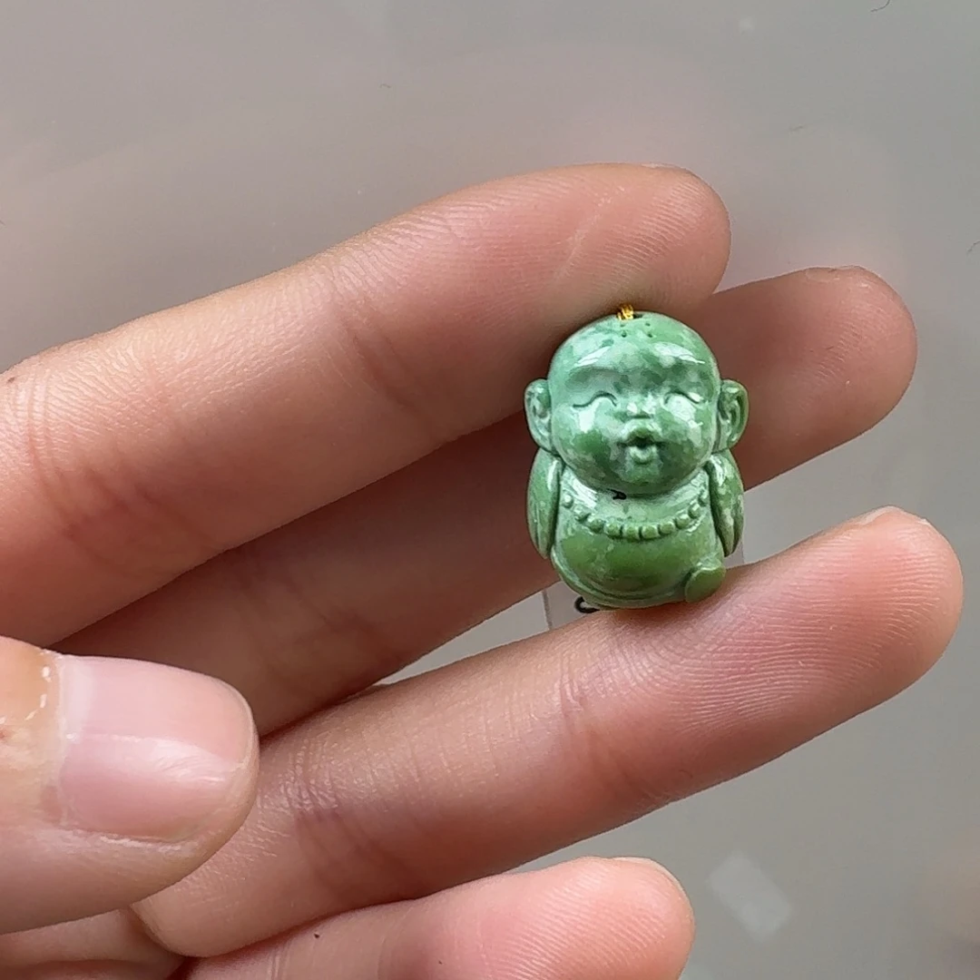 绿松石未镶嵌挂件