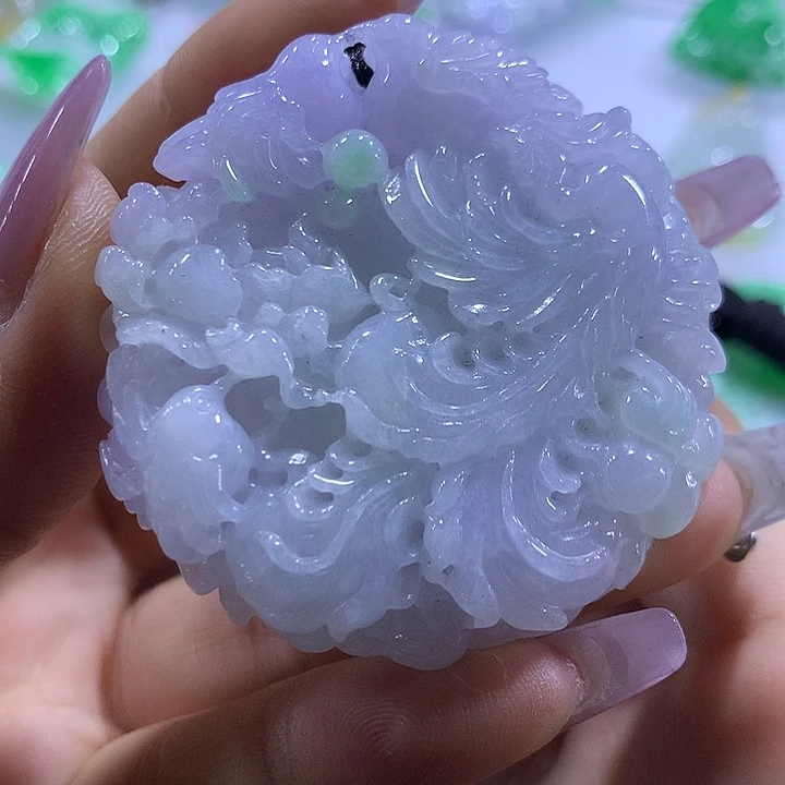 翡翠未镶嵌颈饰天然翡翠A货吊坠