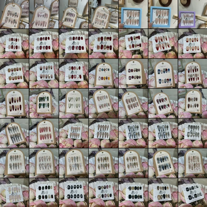 全店任选 纯手工穿戴甲（线上拍下为盲盒形式发货，留下尺码即可）