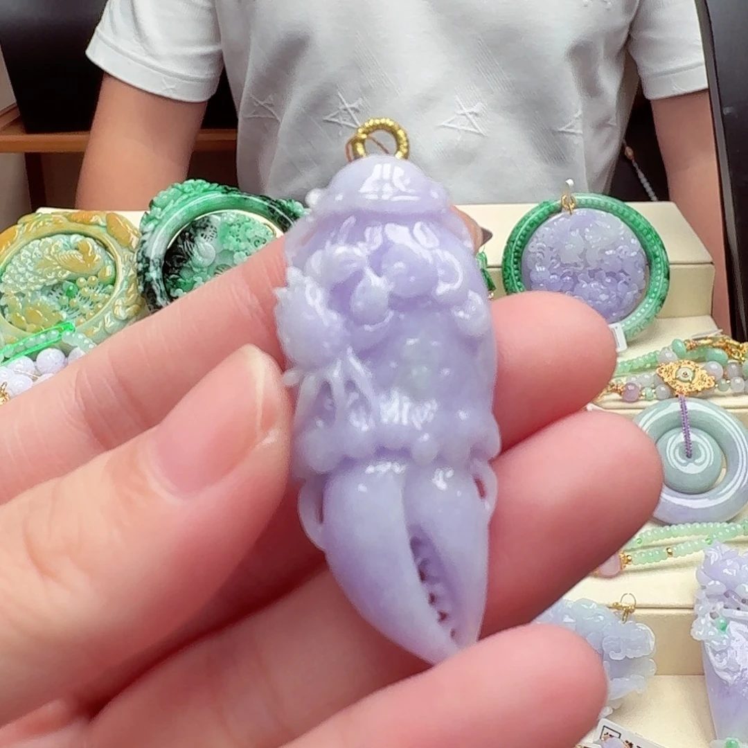 颈饰未镶嵌翡翠翡翠吊坠