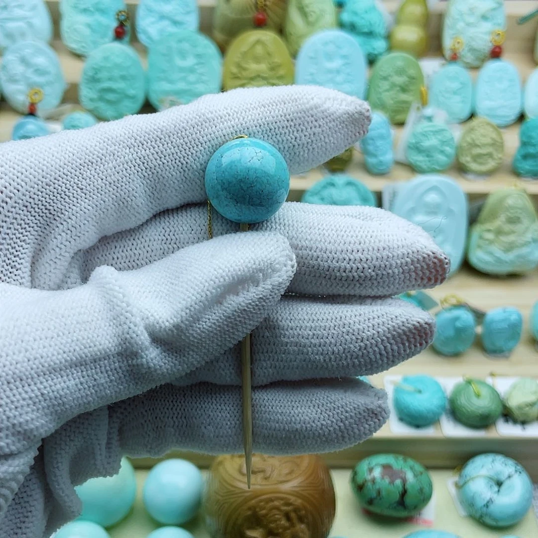 未镶嵌绿松石珠宝奇石