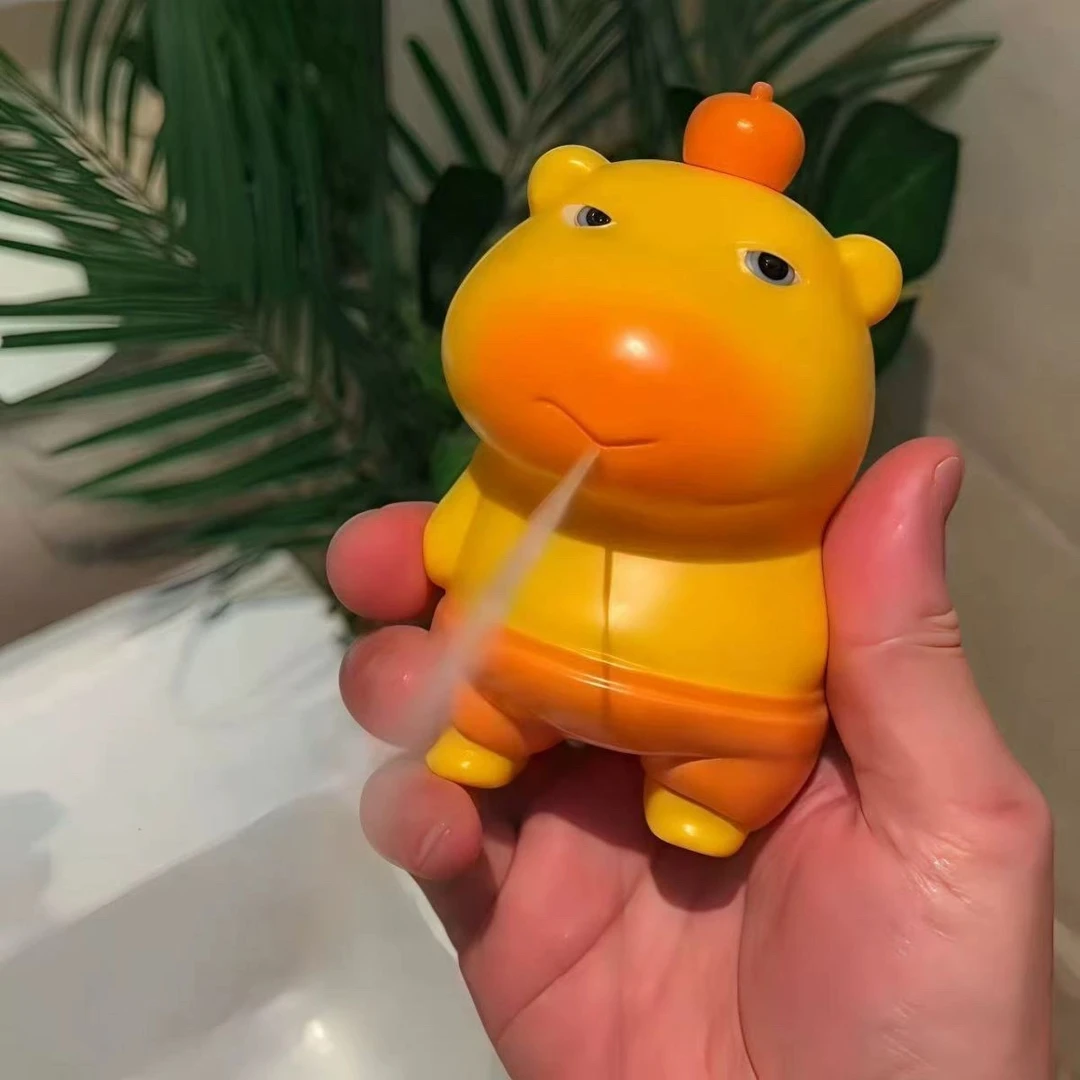 水豚嘟嘟水枪公仔戏水玩具呲嗞水枪男孩幼儿园连发打水仗礼物